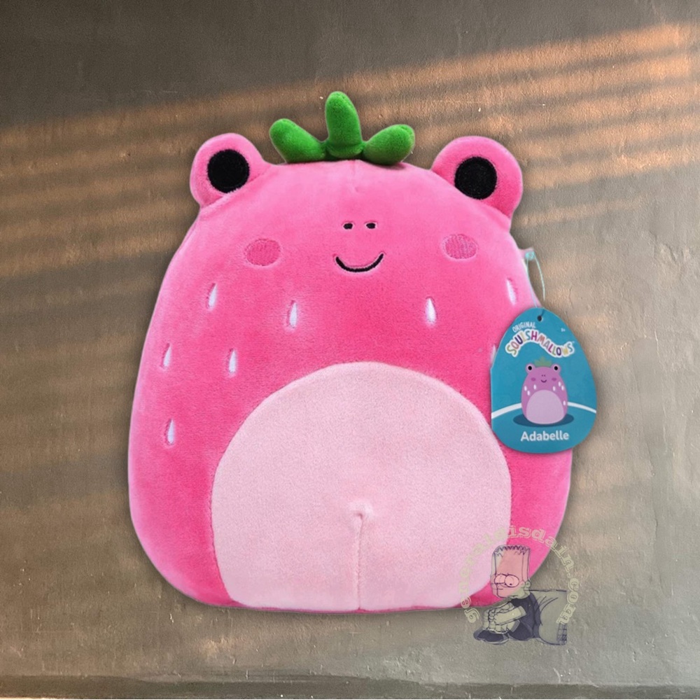 🍓🐸 Squishmallows Adabelle Strawberry Frog Boxlunch Exclusive 8” plush kawaii